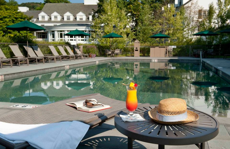 Outdoor pool at The Woodstock Inn & Resort
