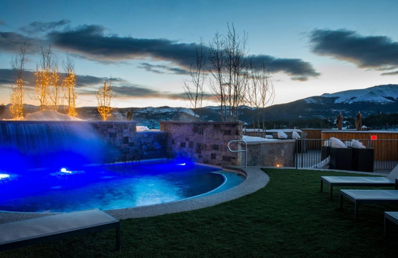 Outdoor pool at Grand Colorado on Peak 8.