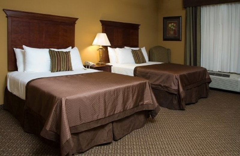 Guest room at Mountain Lodge & Conference.