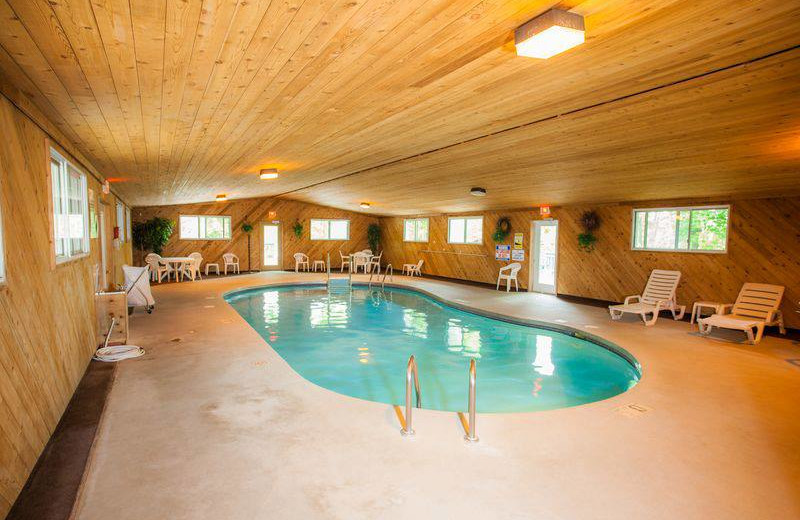 Indoor pool at the Nordic Lodge.