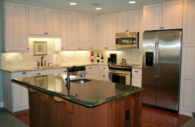 Rental kitchen at Amelia Island Rentals, Inc.