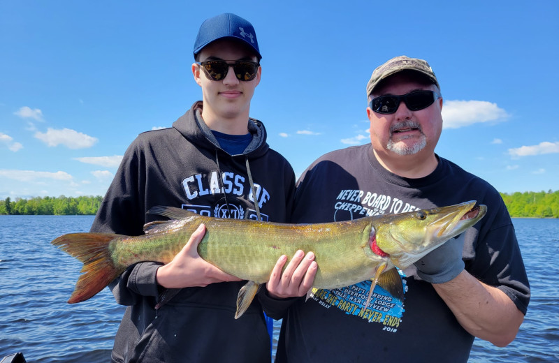 Fishing at Deer Run Resort.