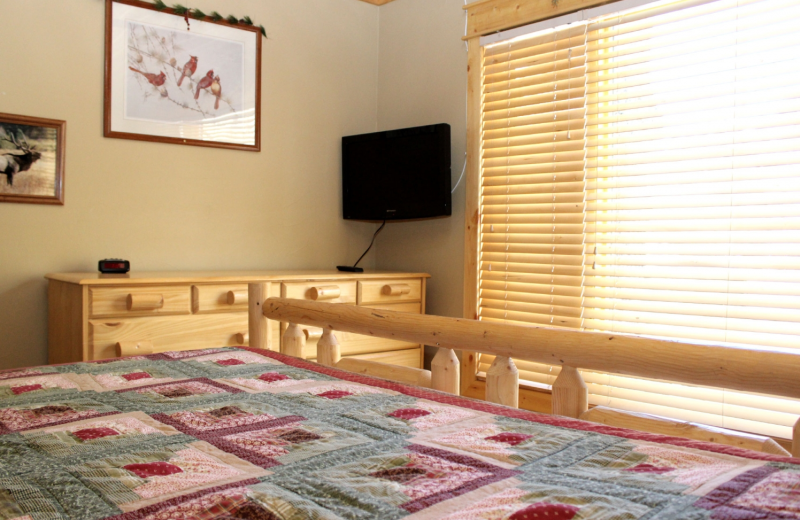 Condo bedroom at Bear Creek Vacation Condos.