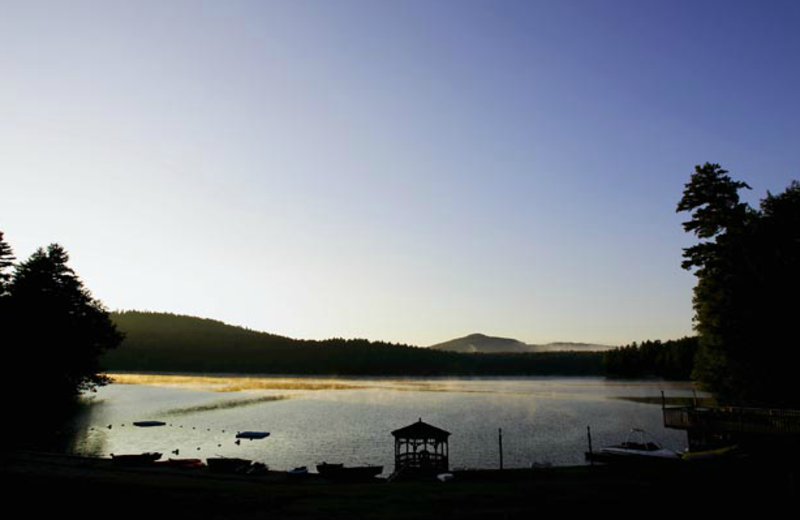 Lake view at Ridin-Hy Ranch Resort.
