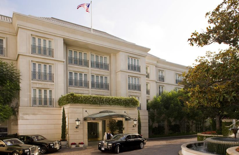 Exterior view of The Peninsula Beverly Hills.