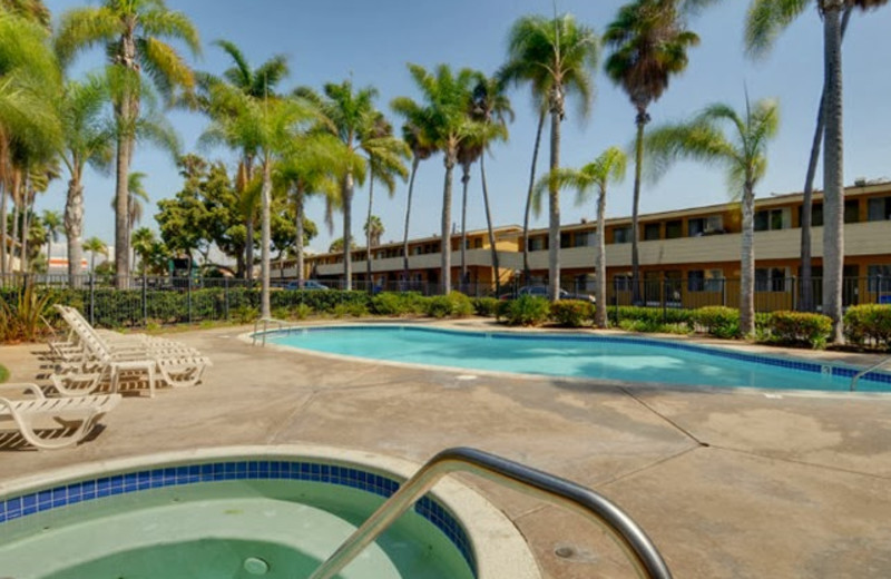 Outdoor pool at Vagabond Inn Chula Vista.