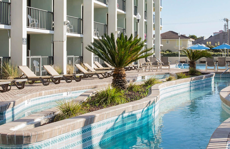 Lazy river at Grande Shores Ocean Resort.