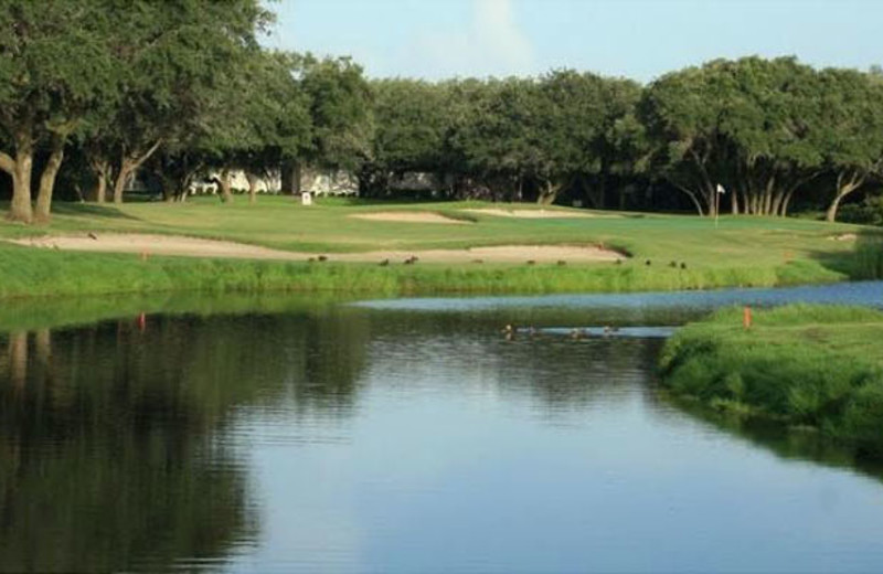 Golf course near The Lighthouse Inn at Aransas Bay.