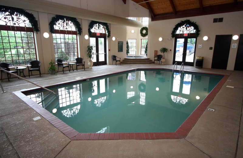 Indoor pool at The Inn at Christmas Place.