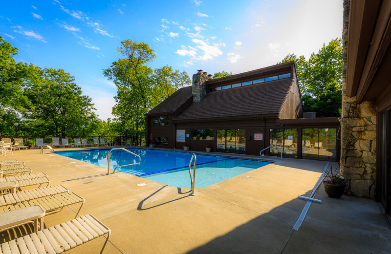 Pool at The Knolls Resort Condominiums.