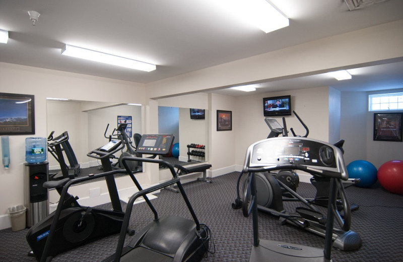 Fitness room at Beachmere Inn.