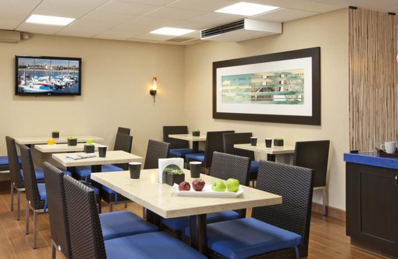Dining room at The Inn at Marina del Rey.