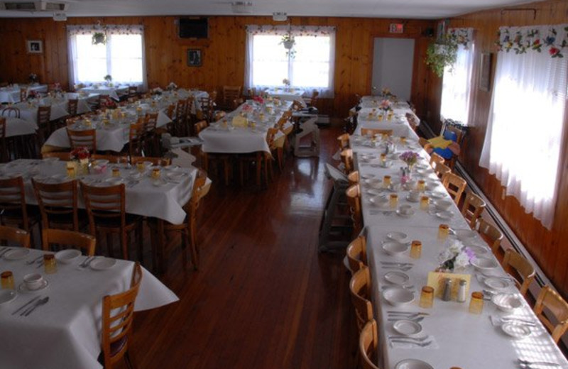 Dining room at Gavin's Irish Country Inn.