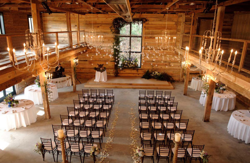 Wedding ceremony at The Variety Works near James Madison Inn.