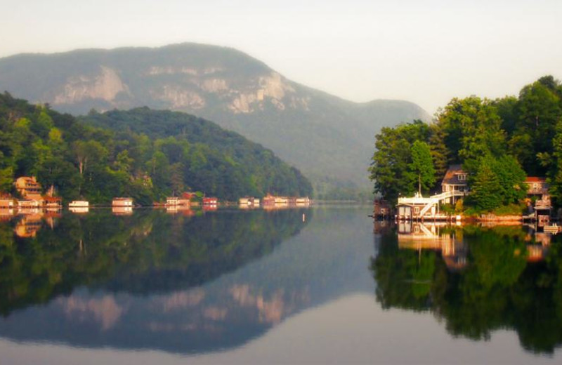 Scenic view at Rumbling Bald Resort.