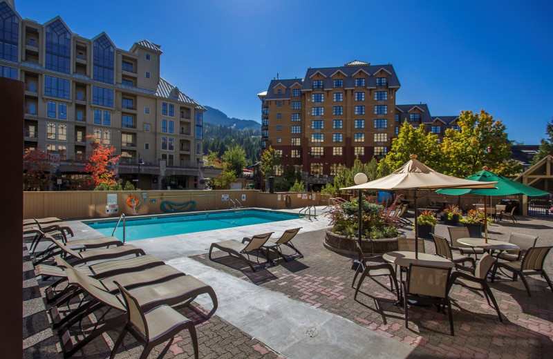 Outdoor pool at Sundial Boutique Hotel.