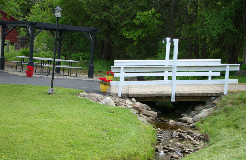 Bridge at Bay Leaf Cottages & Bistro.