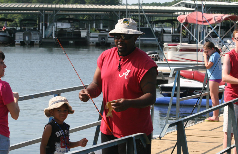 Fishing fun at Highland Marina Resort.