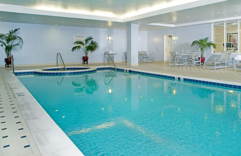 Indoor pool at Stonewall Jackson Hotel & Conference Center.