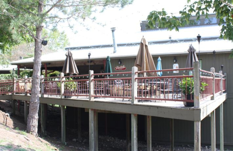 Deck view at Outback Roadhouse Inn.