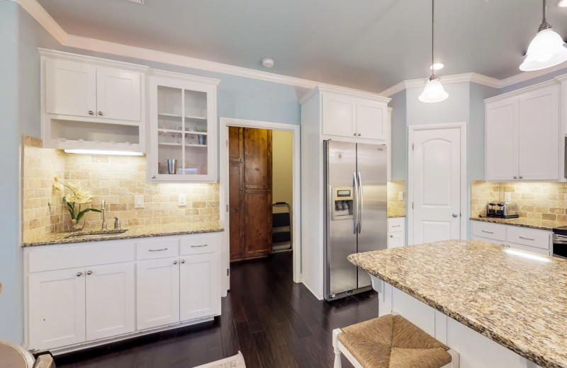 Rental kitchen at Still Waters Vacation Home.