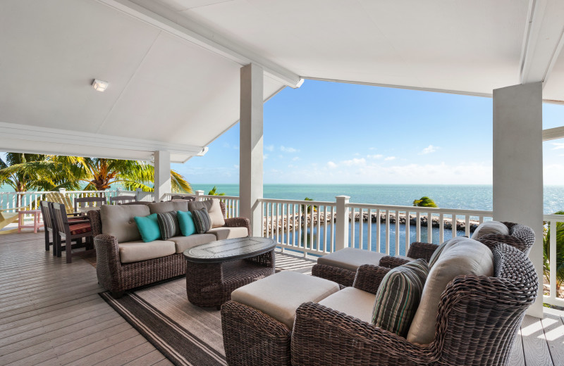 Rental patio at Florida Keys Vacations Inc.