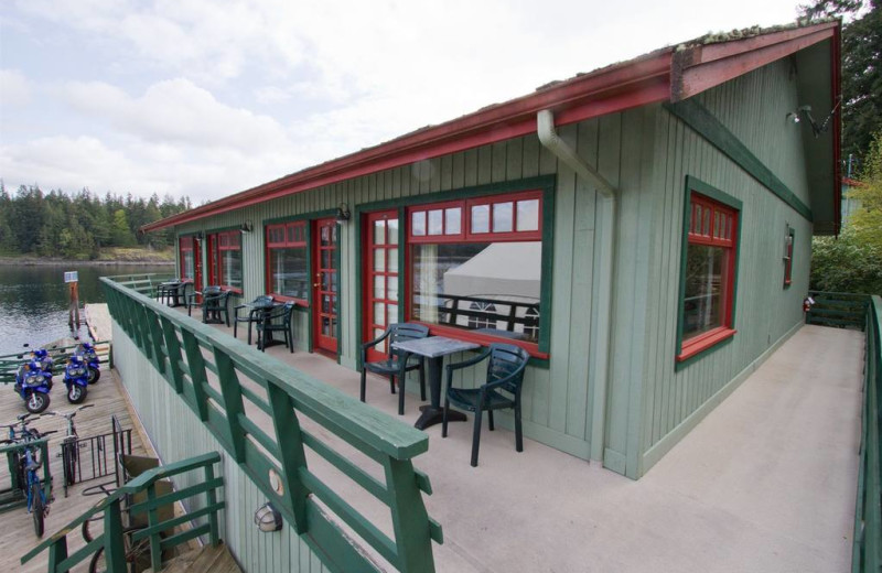 Exterior view of April Point Lodge and Fishing Resort.