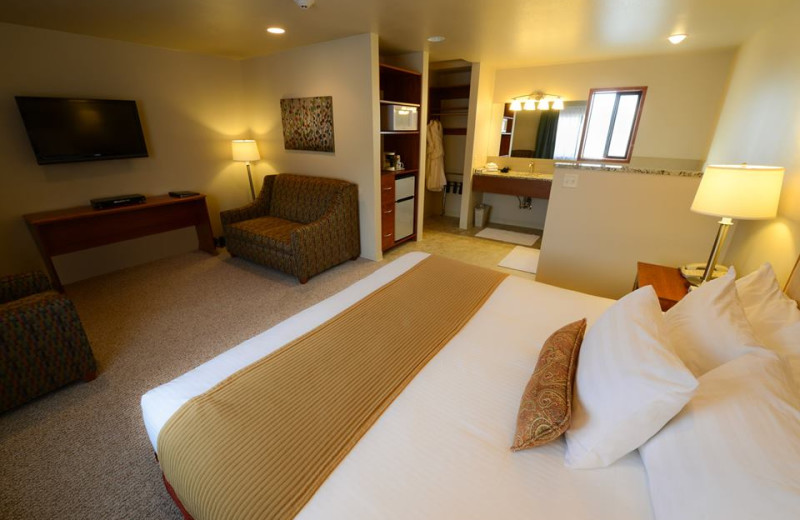 Guest room at Obertal Inn.