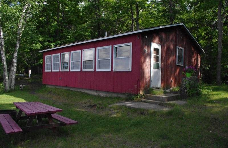 Cabin exterior at Pine Mountain Resort.