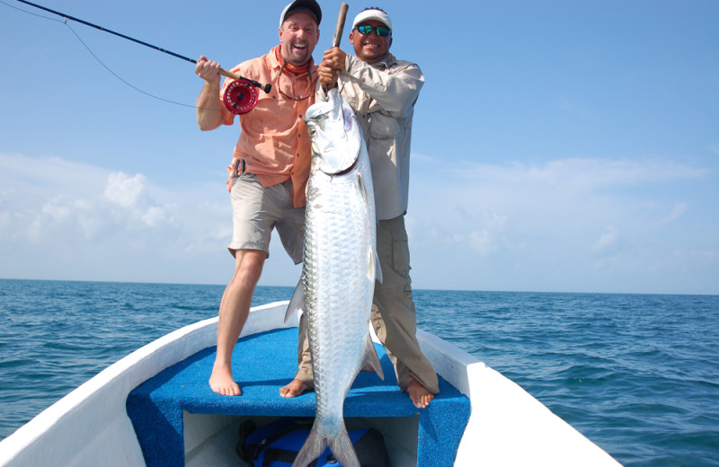 Fishing at Isla Holbox Fly Fishing Lodge.