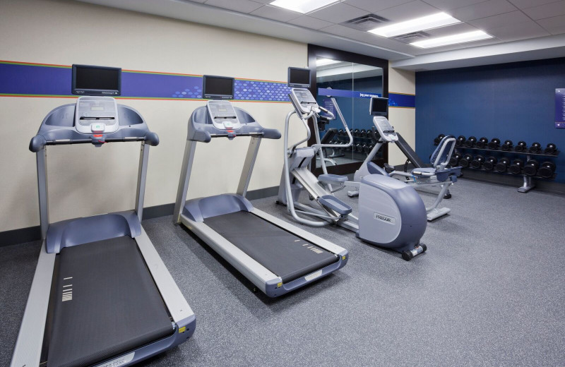 Fitness room at Spicer Green Lake Resort.