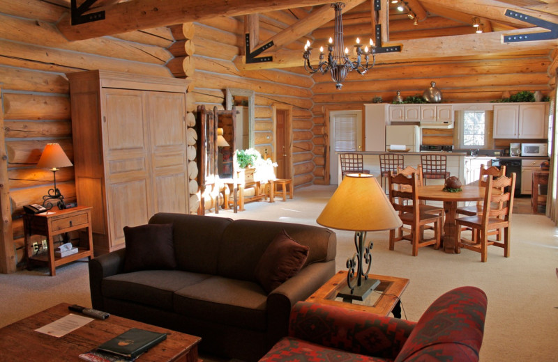 Guest room at Rock Creek Resort.