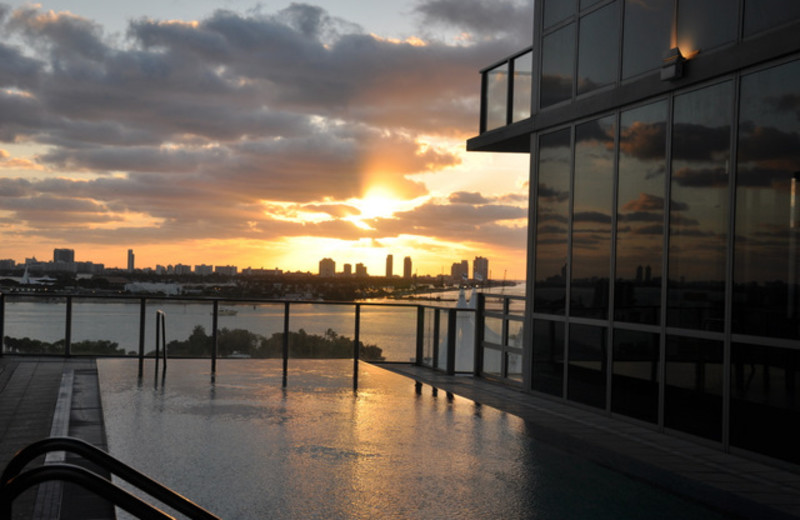 Sunrise at Casa Moderna Miami.