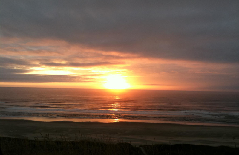 Sunset at Adobe Resort.