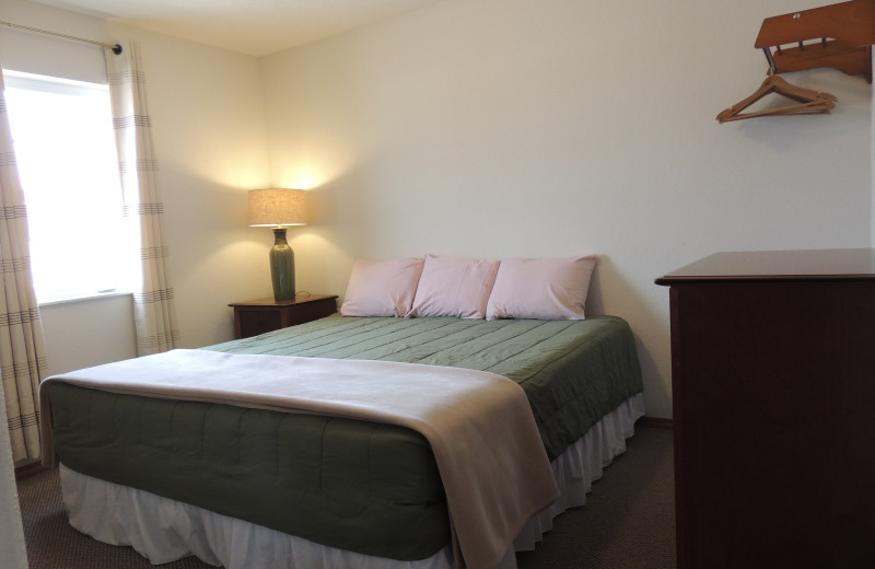 Bedroom at Timber Oaks Cottage