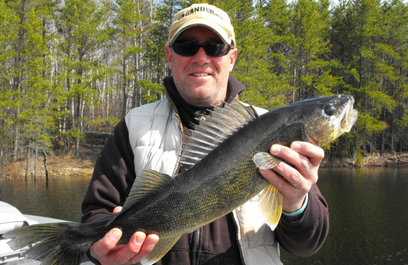 Fishing at Dogtooth Lake Resort.