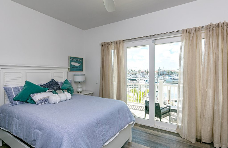 Rental bedroom at Silver Sands Realty.