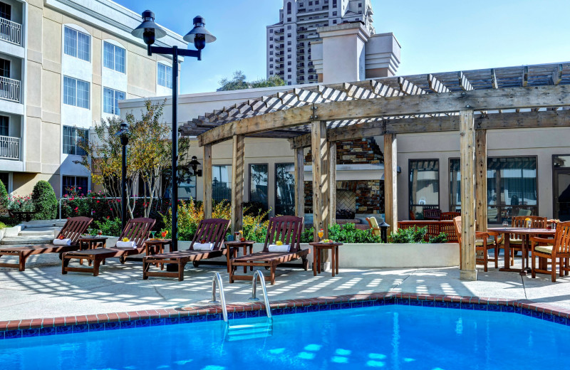 Pool at Sheraton Atlanta Perimeter North Hotel.