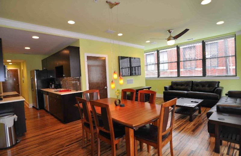 Condo interior at York Street Condos.