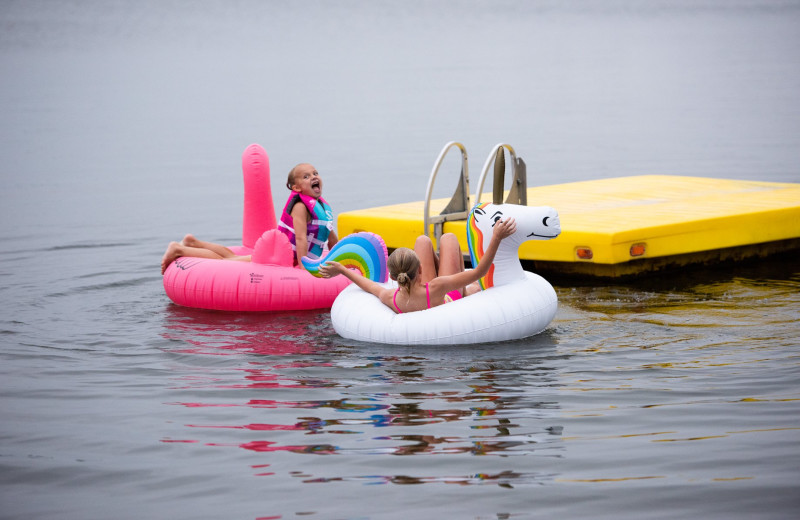 Beach at Barrett Lake Resort.