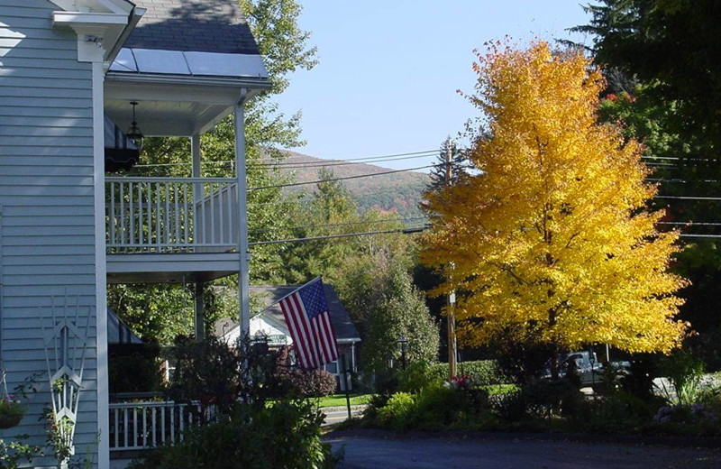 Exterior view of Maple Terrace Motel.