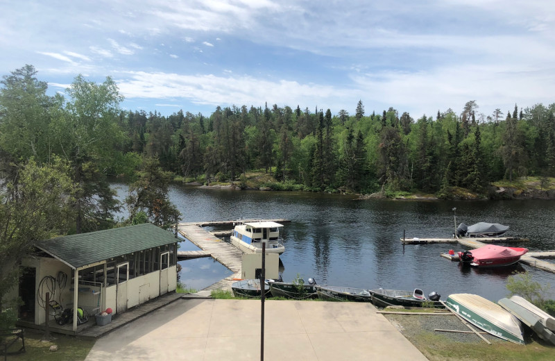 Lake view at Dogtooth Lake Resort.