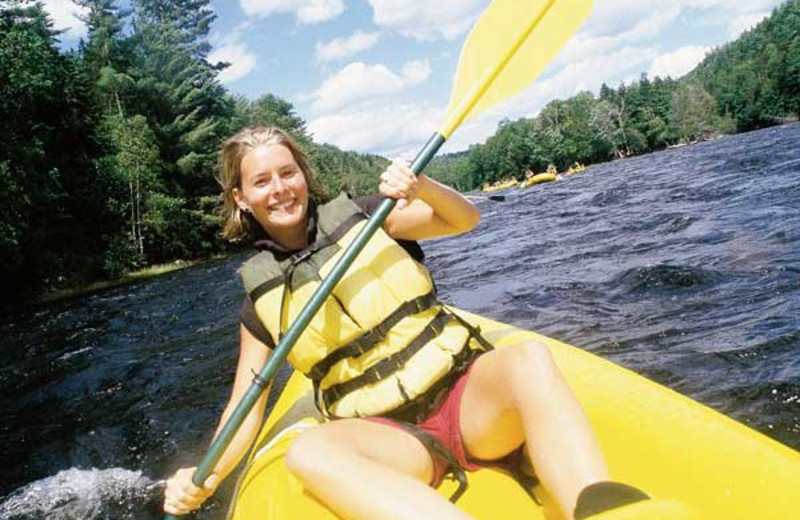 Kayaking at Wyndham Vacation Resorts Shawnee Village.