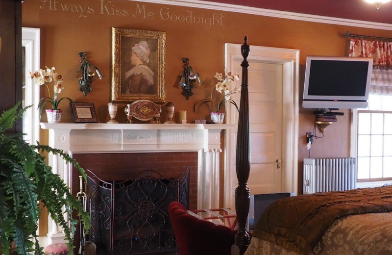 Guest room at Juniper Hill B&B.