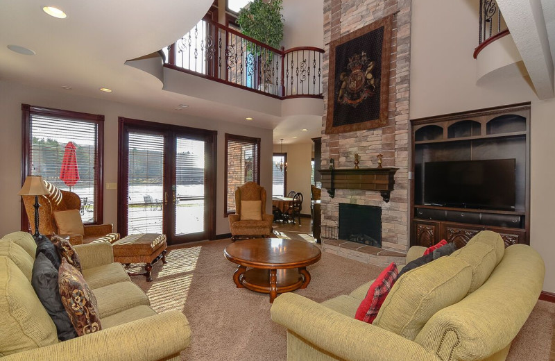 Rental living room at Railey Vacations.