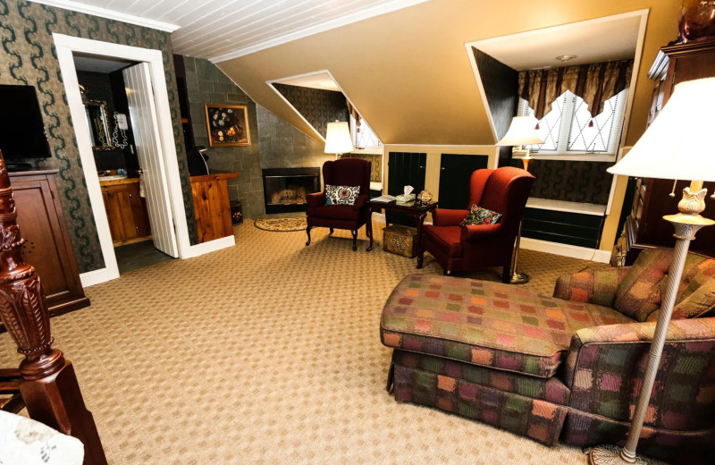 Guest room at The Cornell Inn Lenox.