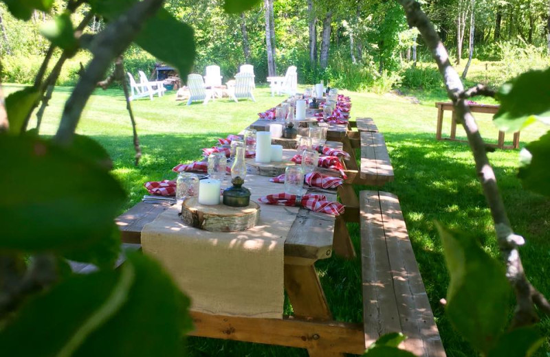Reception at The Red Clover Inn & Restaurant.