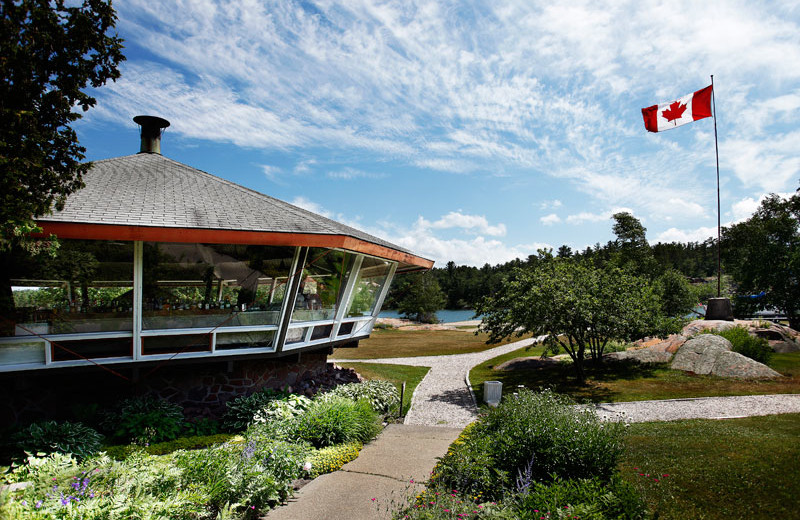 Exterior view of Killarney Mountain Lodge.