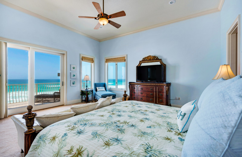 Rental bedroom at Destin Getaways.