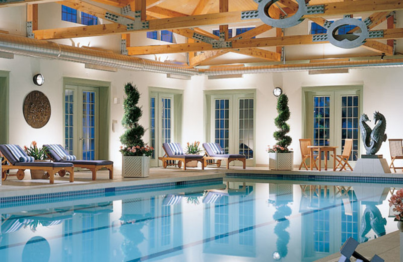 Indoor pool at The Inns at Equinox.